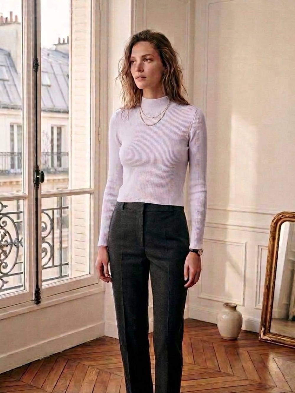 Mock neck sweater size Medium